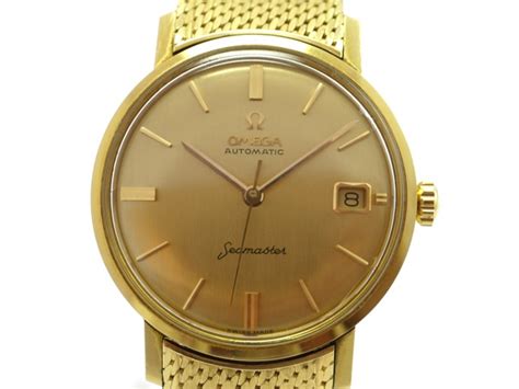 omega vintage seamaster 18k yellow gold bj 1960ies